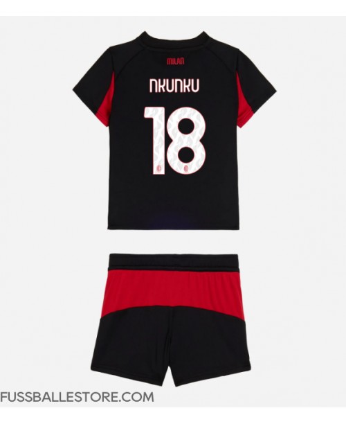 Günstige AC Milan Christopher Nkunku #18 Heimtrikotsatz Kinder 2025-26 Kurzarm (+ Kurze Hosen) Günstige AC Milan Christopher Nkunku #18 Heimtrikotsatz Kinder 2025-26 Kurzarm (+ Kurze Hosen)
